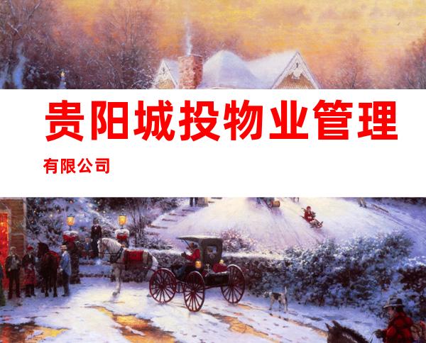 贵阳城投物业管理有限公司